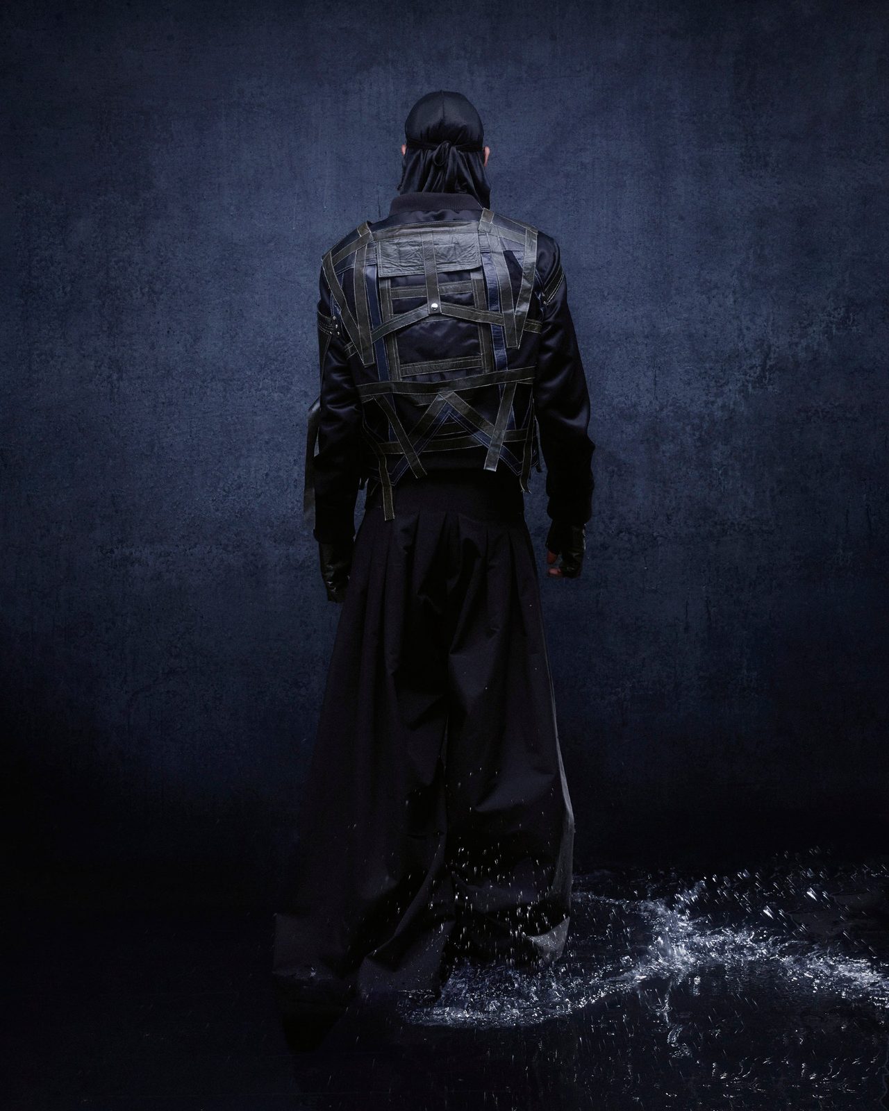 BATTLE JACKET — FW24 Disruptive Interruption, hand-crafted leather & technical garments by NDSCLSD Montréal