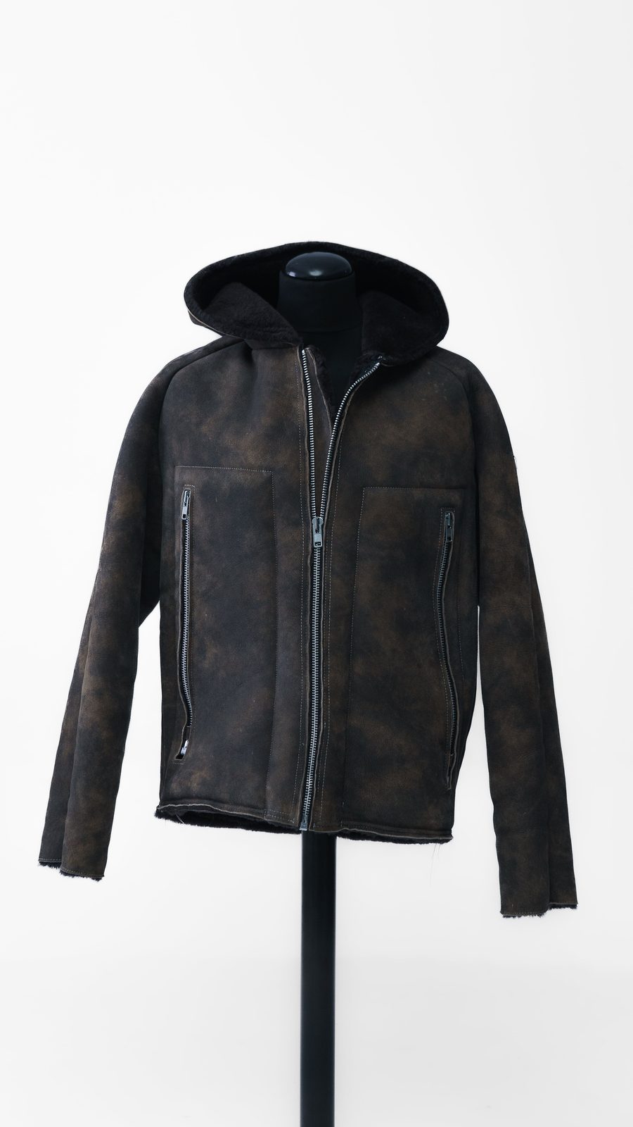 COMBAT SHEARLING — FW24 Disruptive Interruption, hand-crafted leather & technical garments by NDSCLSD Montréal