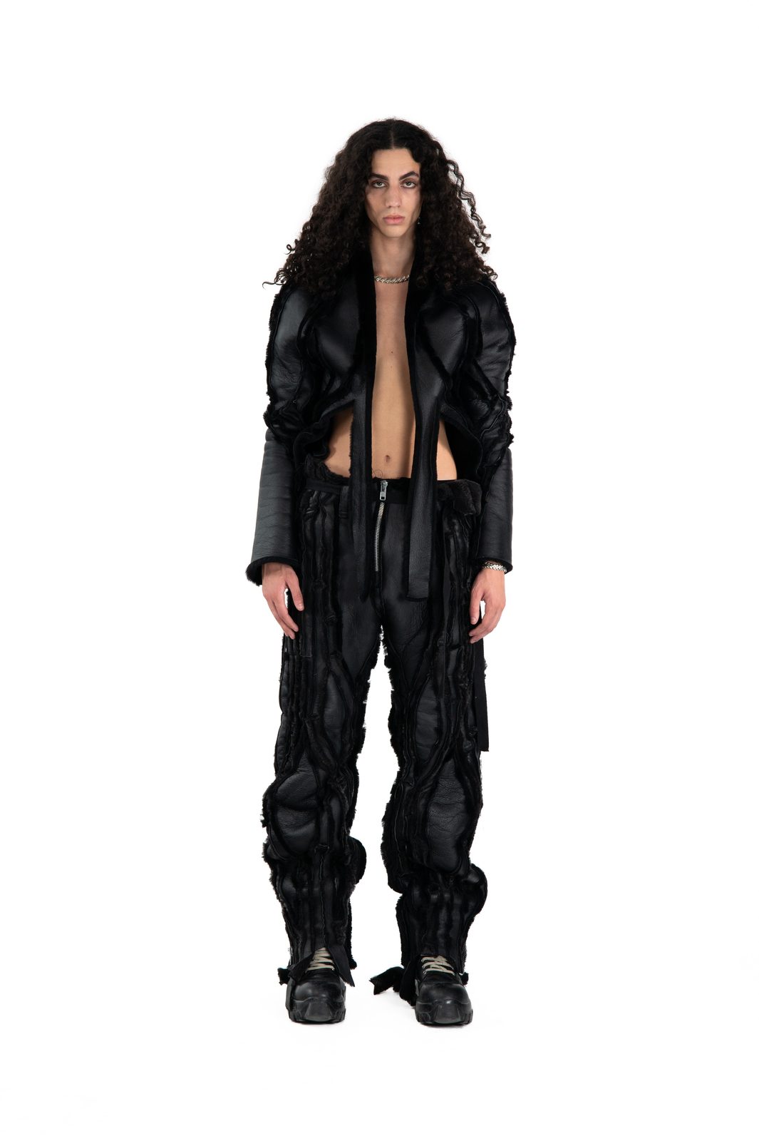 ANATOMICAL SHERPA PANTS — Archive, hand-crafted leather & technical garments by NDSCLSD Montréal