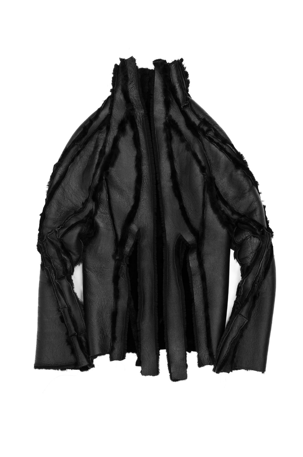 ANATOMICAL SHEARLING Jacket — FW25 Supervillains, hand-crafted leather & technical garments by NDSCLSD Montréal