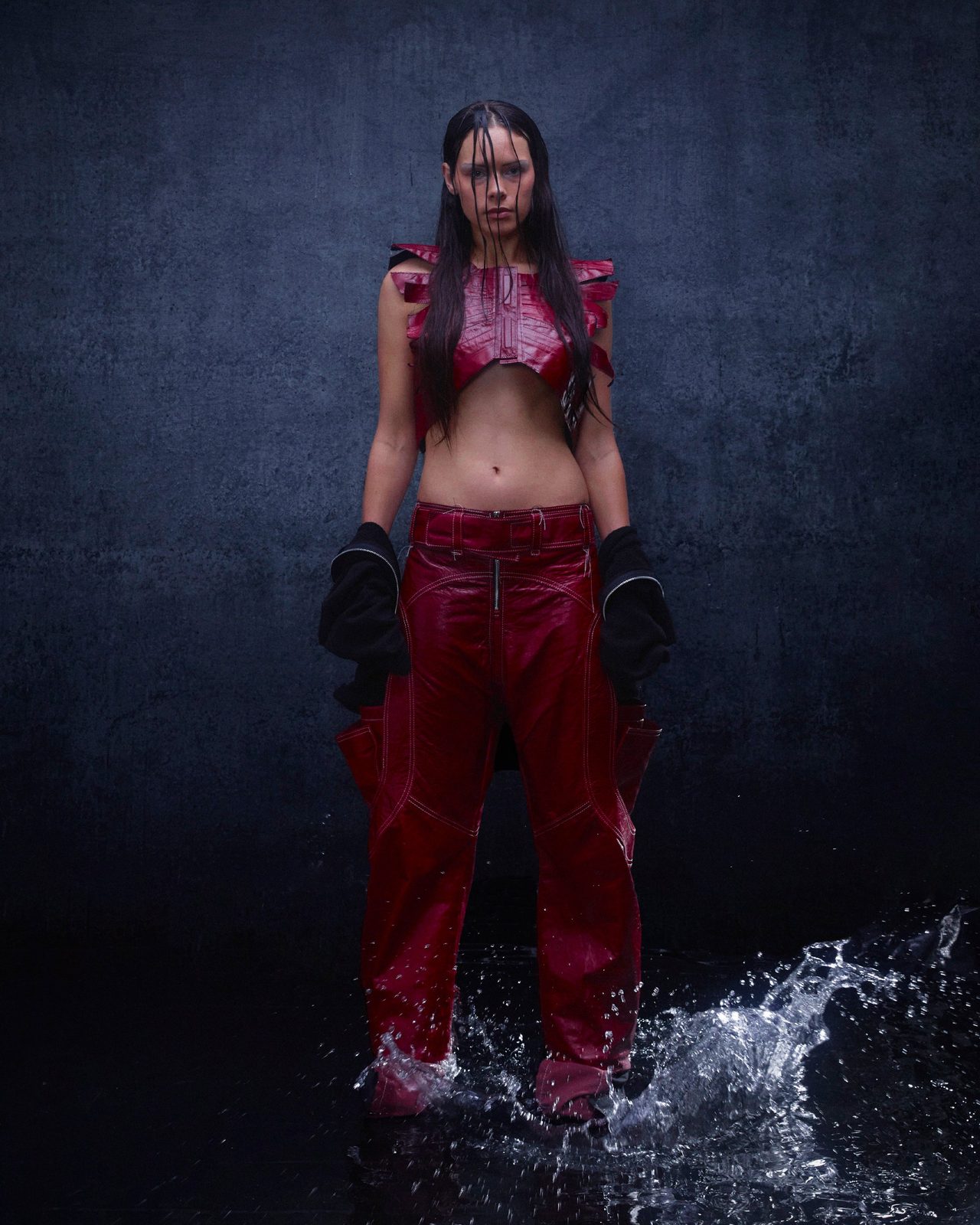 LEATHER BATTLE VEST — FW24 Disruptive Interruption, hand-crafted leather & technical garments by NDSCLSD Montréal