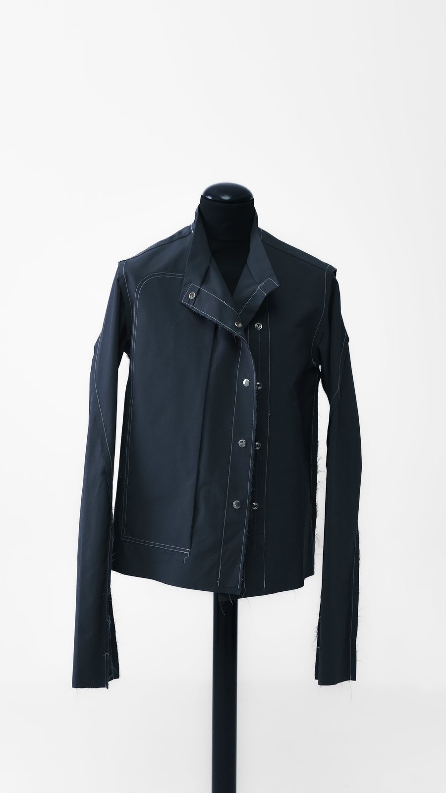 WAR SHIRT NYLON (GREY) — Archive, hand-crafted leather & technical garments by NDSCLSD Montréal