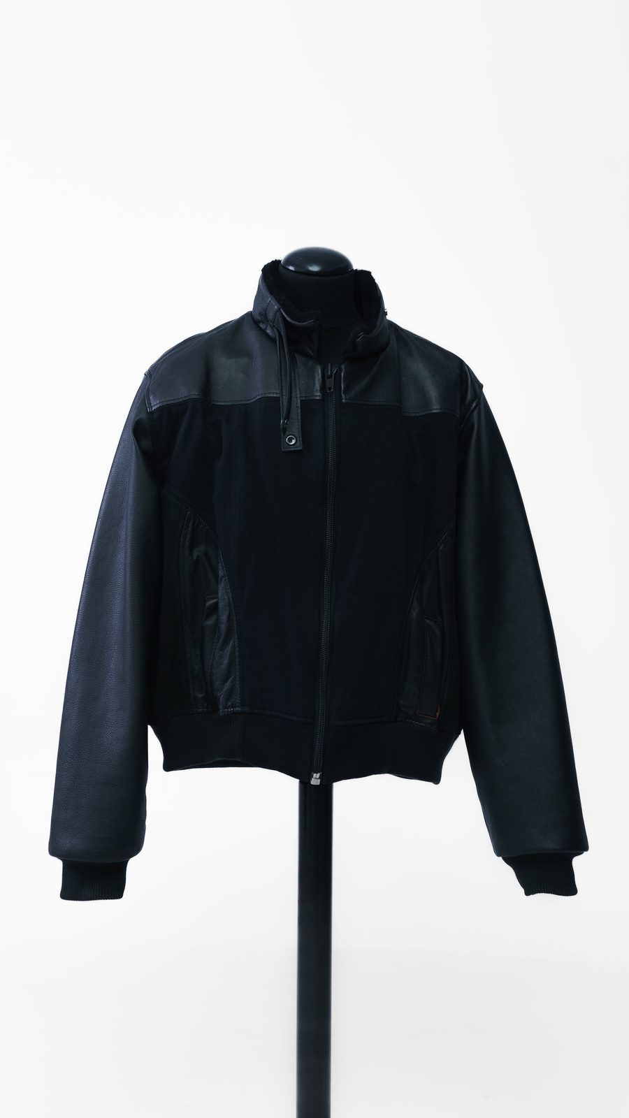 LEATHER COMBAT BOMBER — Archive, hand-crafted leather & technical garments by NDSCLSD Montréal