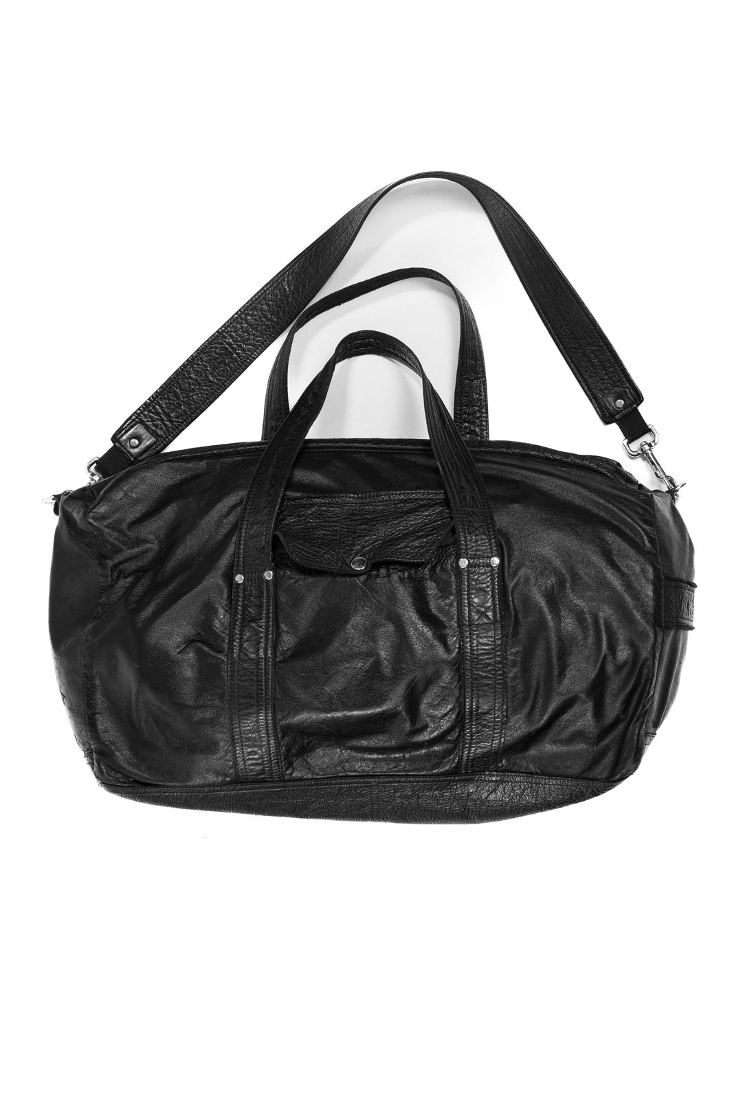 26A - Leather Duffle Bag — FW25 Supervillains, hand-crafted leather & technical garments by NDSCLSD Montréal