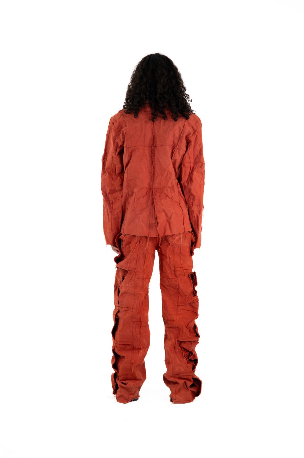 LOOK 11B - 5x Hand-Dyed Canvas Pants — FW25 Supervillains, hand-crafted leather & technical garments by NDSCLSD Montréal