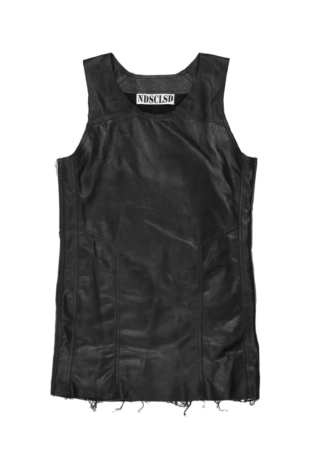 LOOK 17T - Cowhide Tank — FW25 Supervillains, hand-crafted leather & technical garments by NDSCLSD Montréal