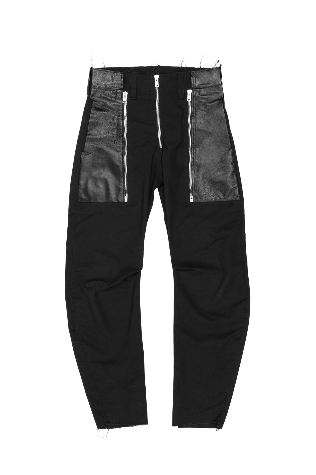 LOOK 24B - Leather Military Canvas Technical Pants — FW25 Supervillains, hand-crafted leather & technical garments by NDSCLSD Montréal