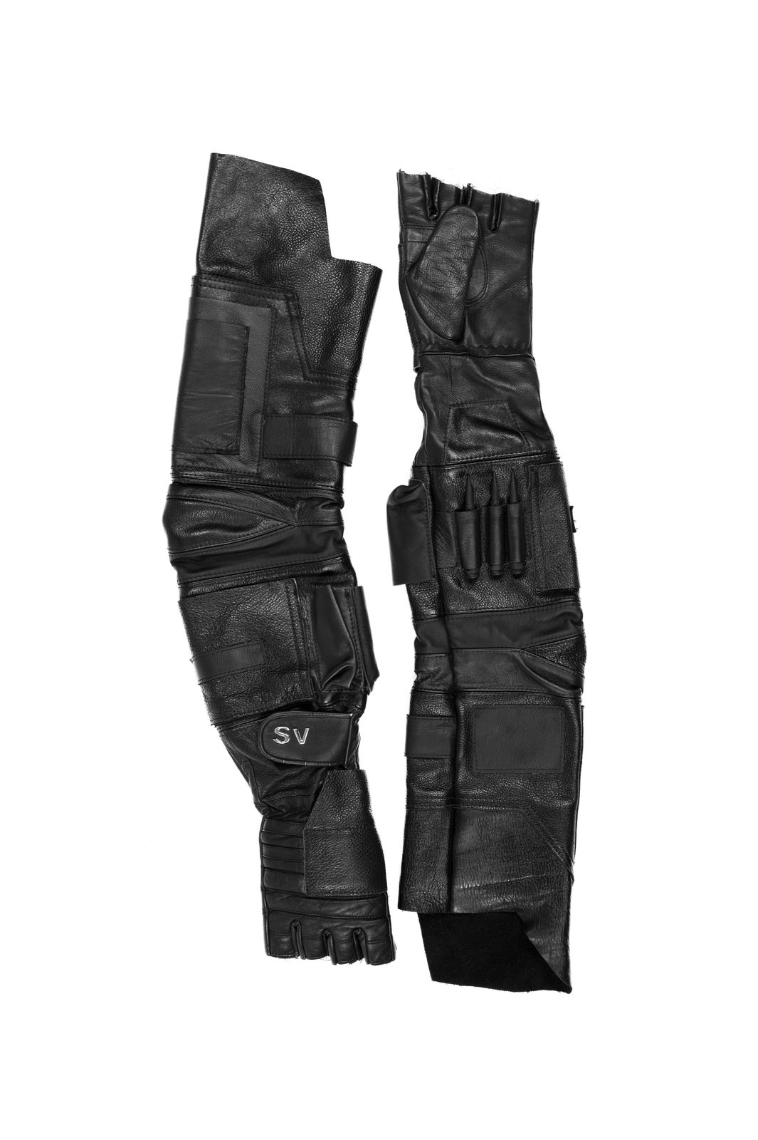 LOOK 25AC - Full Arm Articulated Gloves — FW25 Supervillains, hand-crafted leather & technical garments by NDSCLSD Montréal