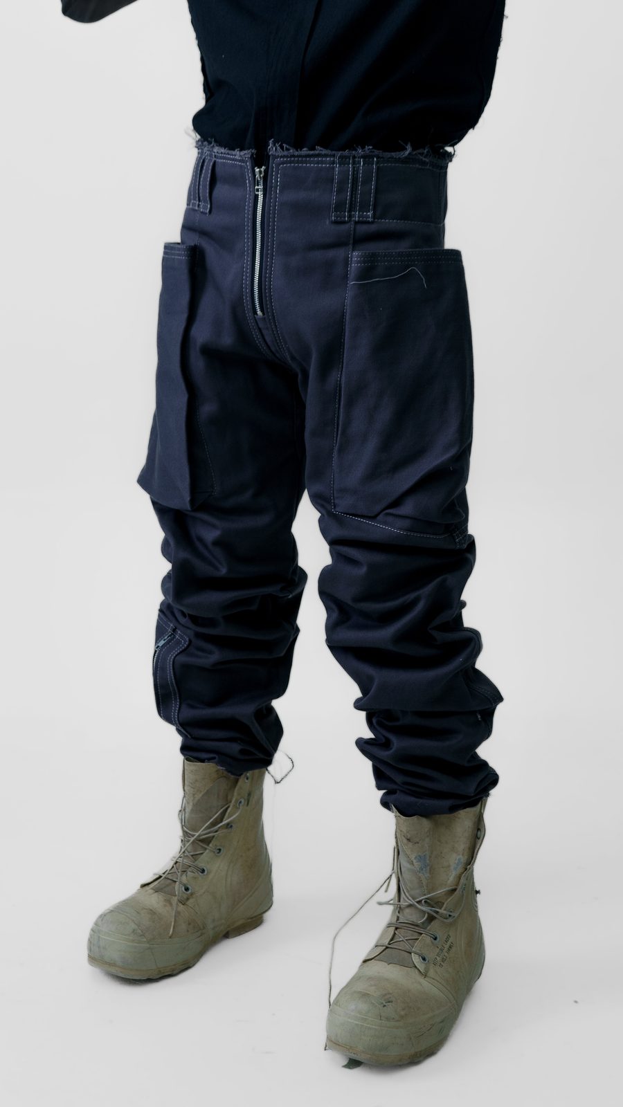 WAR DENIM CARGOS — Archive, hand-crafted leather & technical garments by NDSCLSD Montréal
