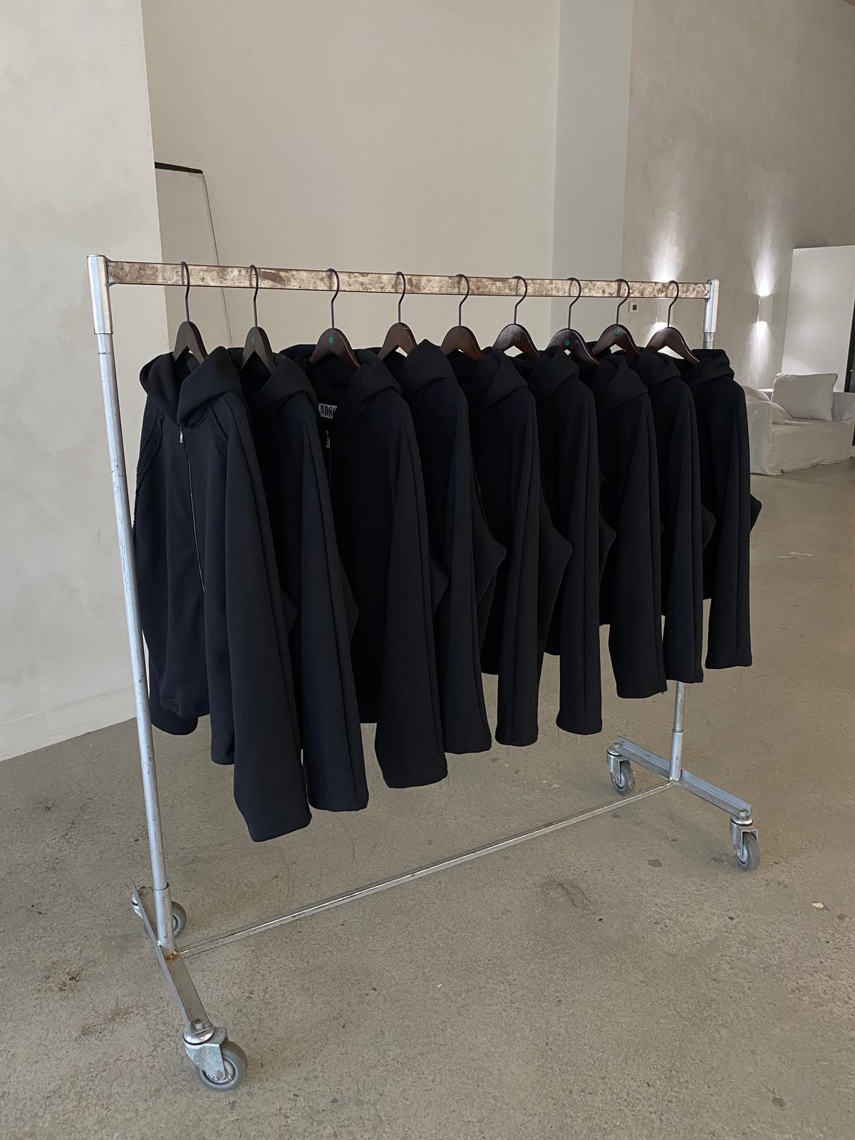 Raglan Hoodie — Archive, hand-crafted leather & technical garments by NDSCLSD Montréal