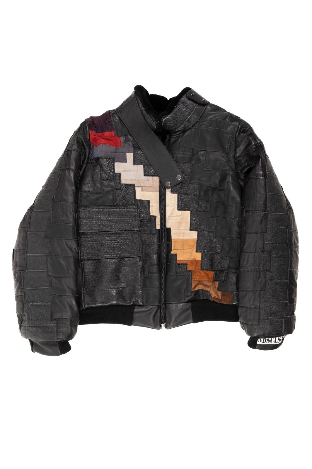 Gradient Leather Bomber — FW25 Supervillains, hand-crafted leather & technical garments by NDSCLSD Montréal