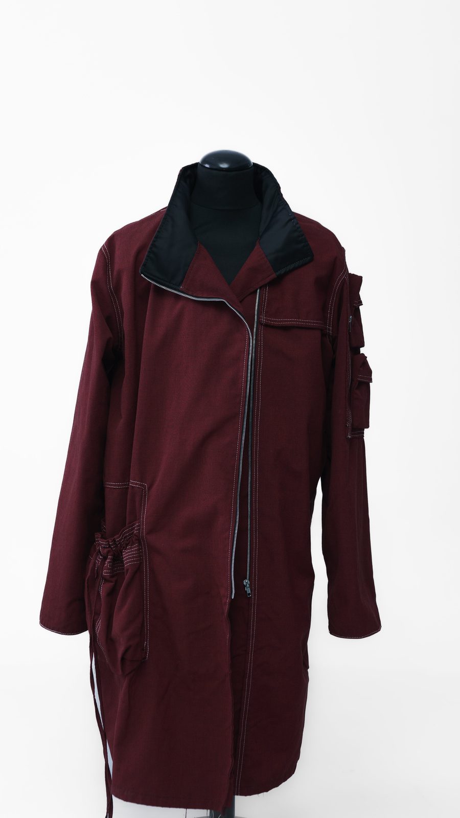 TRENCH JACKET — FW24 Disruptive Interruption, hand-crafted leather & technical garments by NDSCLSD Montréal