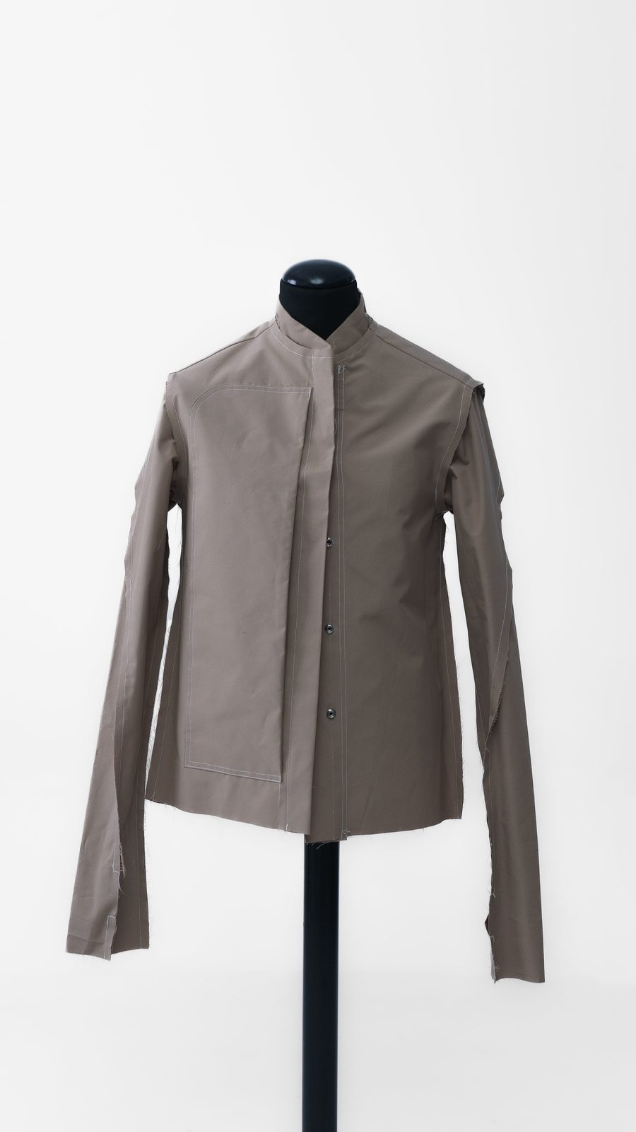 WAR SHIRT NYLON (SAND) — FW24 Disruptive Interruption, hand-crafted leather & technical garments by NDSCLSD Montréal