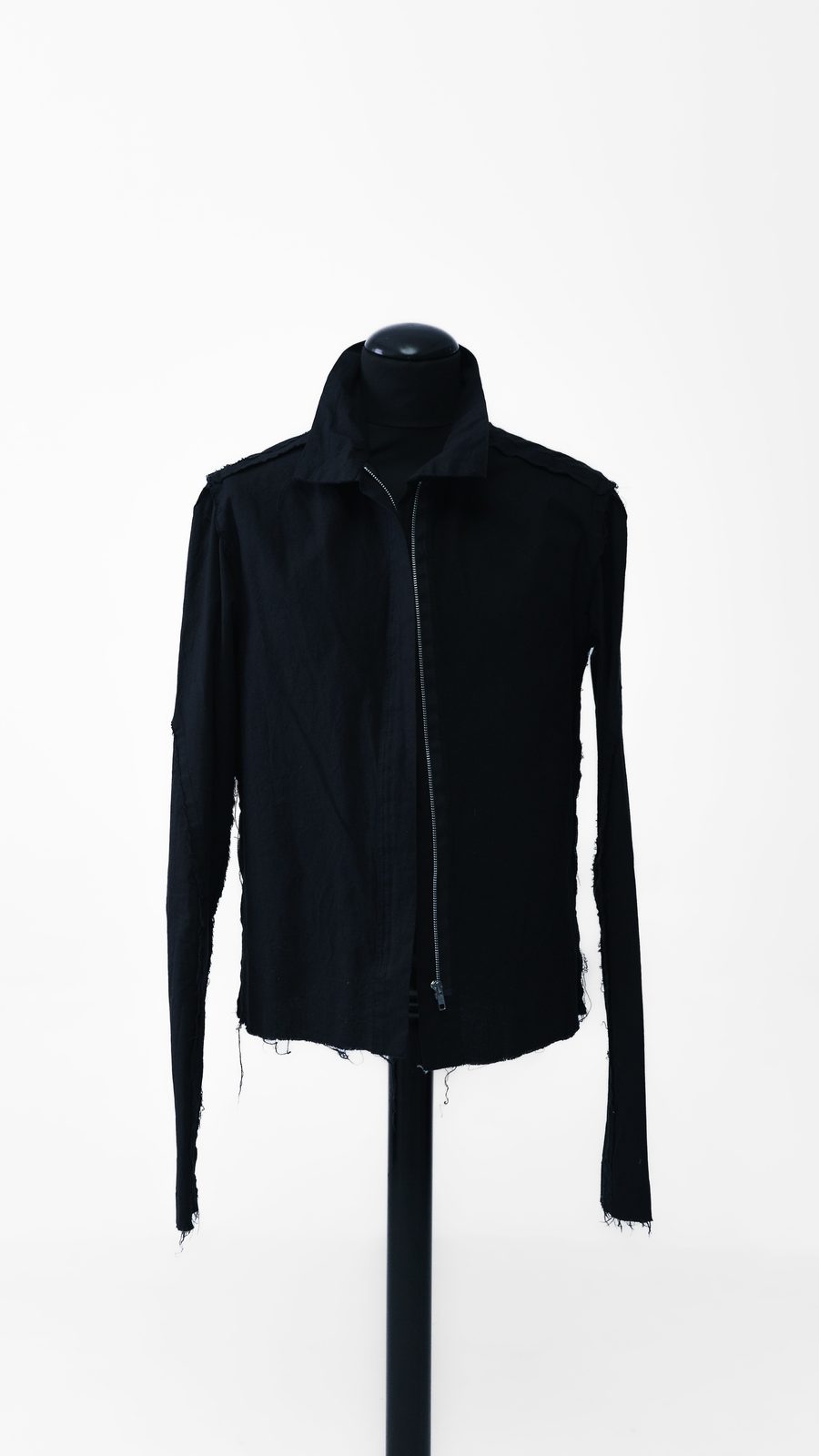 WAR SHIRT POPLIN (BLACK) — FW24 Disruptive Interruption, hand-crafted leather & technical garments by NDSCLSD Montréal
