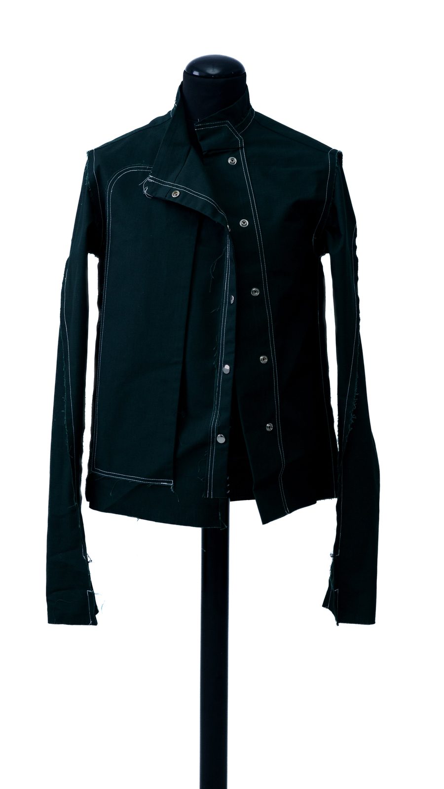 WAR SHIRT TWILL (GREEN) — Archive, hand-crafted leather & technical garments by NDSCLSD Montréal